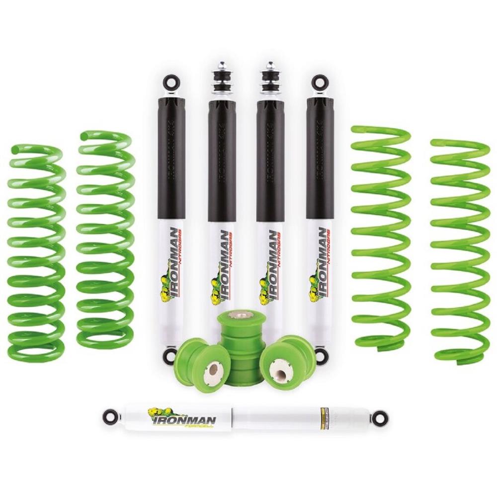 Комплект подвески Ironman Nissan Patrol Y60 амортизаторы Foam Cell масляные нагрузка перед до 50 кг зад до 200 кг лифт 50 мм