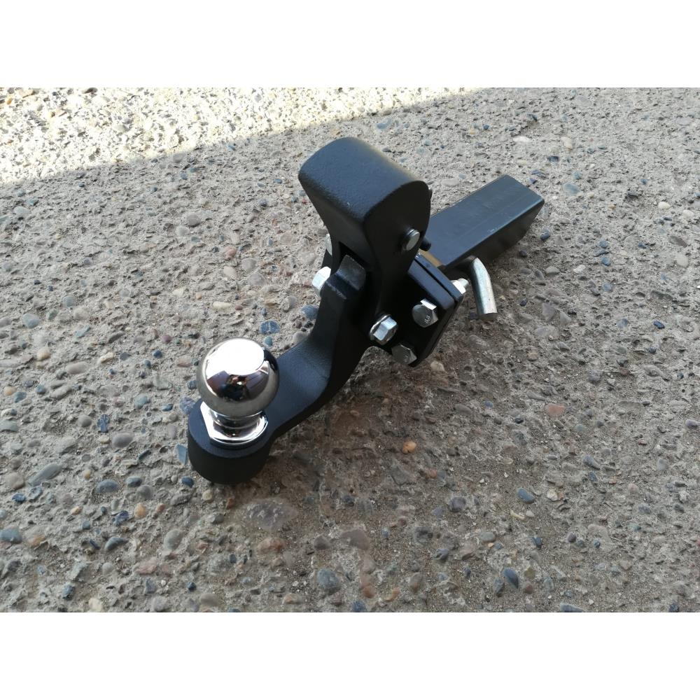 Устройство буксировочное съемное под квадрат 50x50 разборное (шар 50 мм) черный