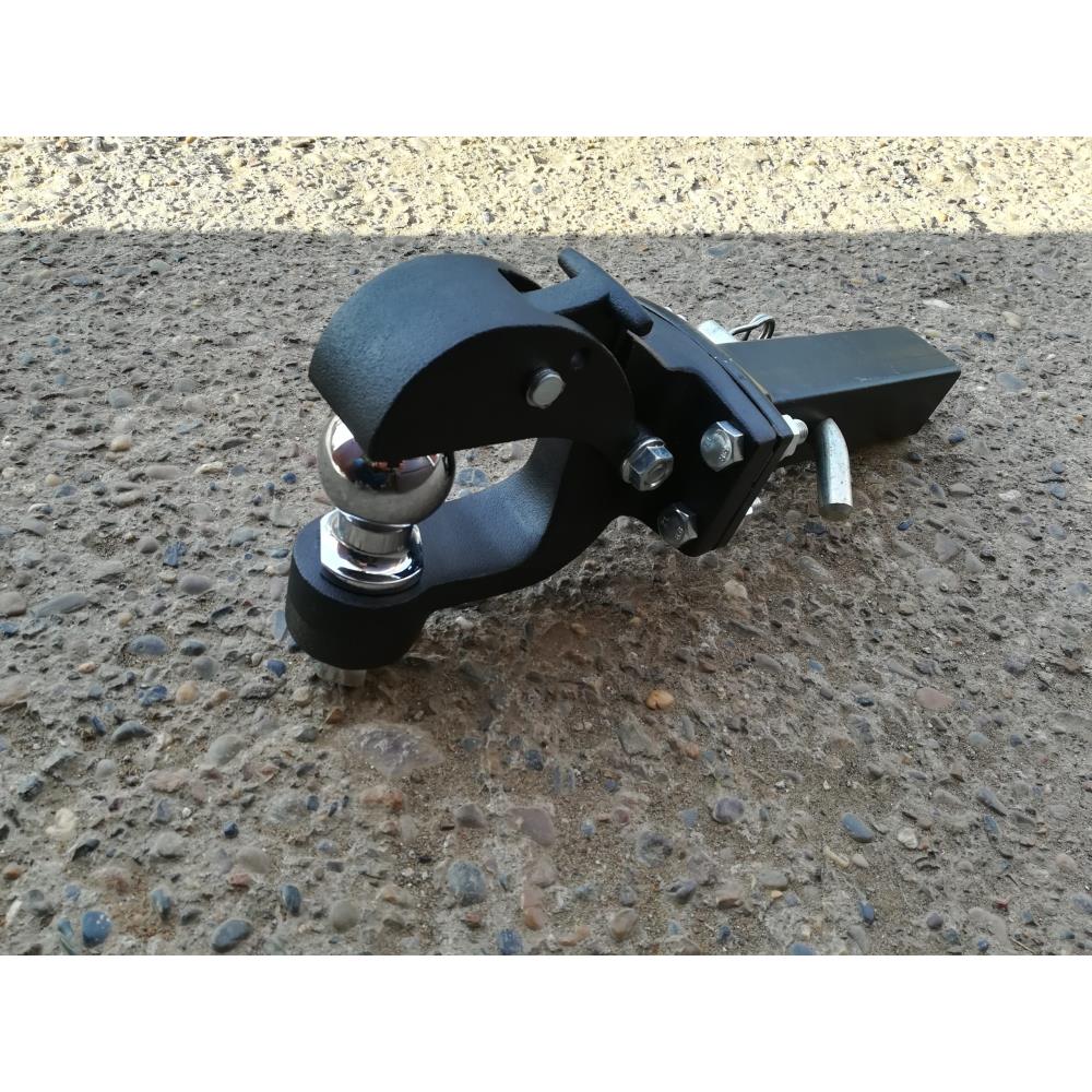 Устройство буксировочное съемное под квадрат 50x50 разборное (шар 50 мм) черный